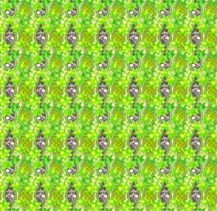Pattern floral design natural