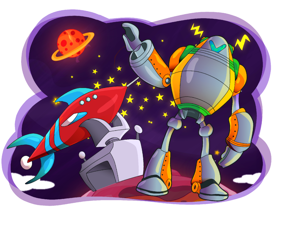 Robot ship space