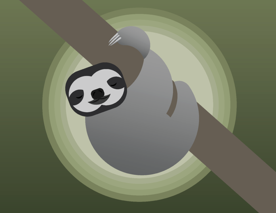 Sleepy illustrator animal