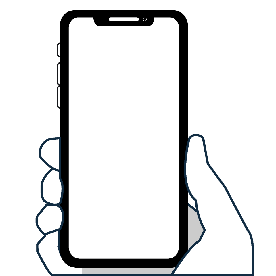 Flat design smartphone design