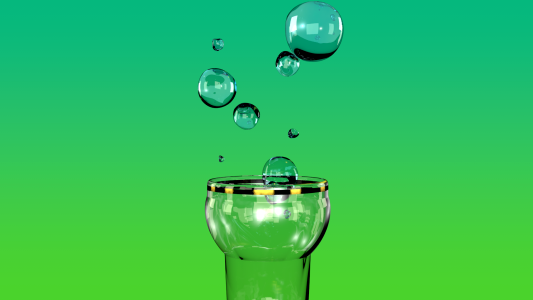 Drink green glass green glasses