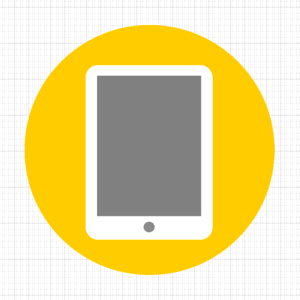 Tablet symbol icon