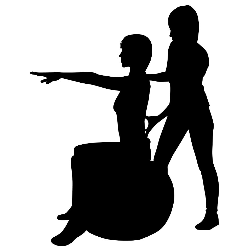 Back Pain Therapist Silhouette