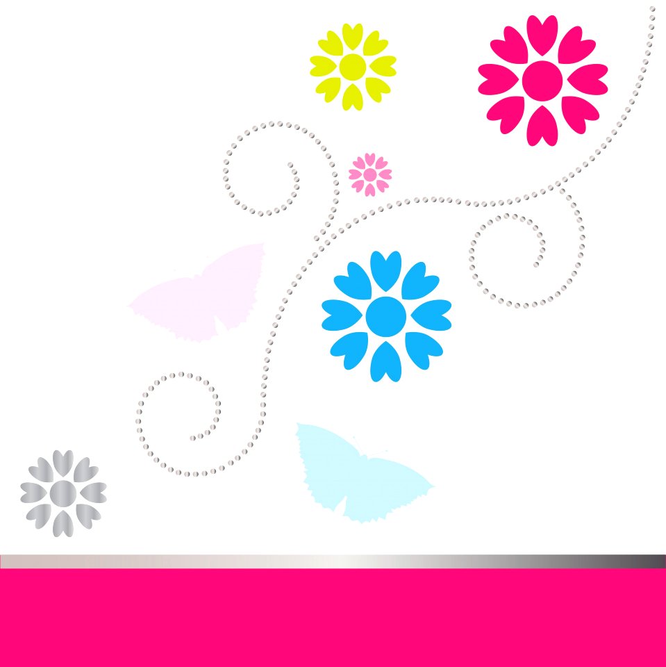 Hearts And Butterfly Card