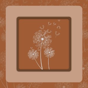 Dandelion Frame Card