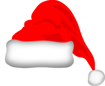 Illustration Of A Red Santa Hat