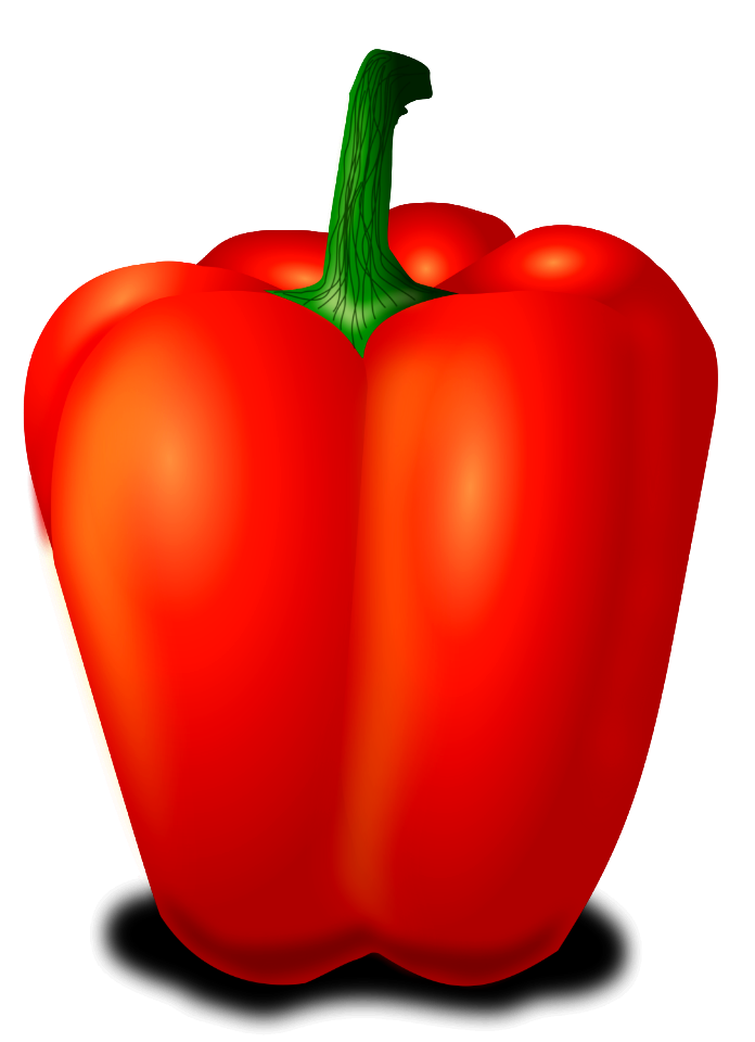 Illustration Of A Red Pepper