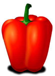 Illustration Of A Red Pepper