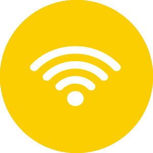 wifi icon on white background