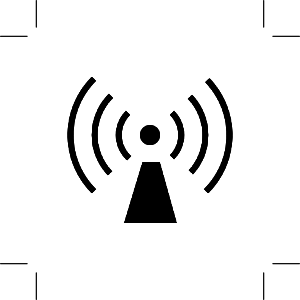 wifi icon on white background