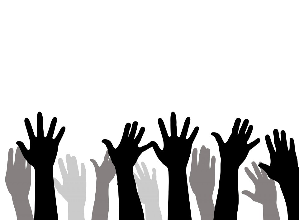 Raised Hands