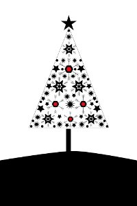 Christmas Tree Card Modern