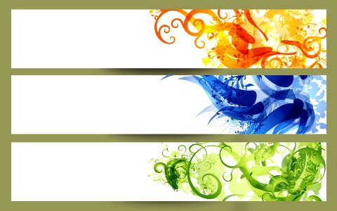 Flower vector background brochure template. Nature layouts