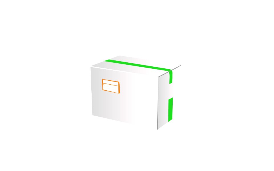 Cardboard box icon