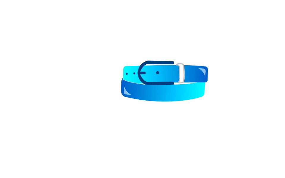 Leather belts icon
