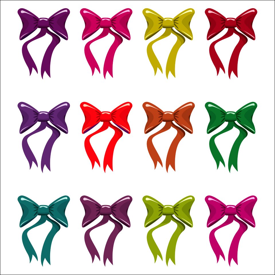 Colorful Bows