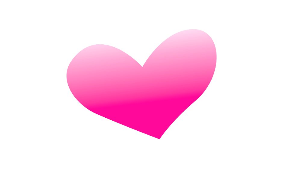 Abstract Red Heart Icon