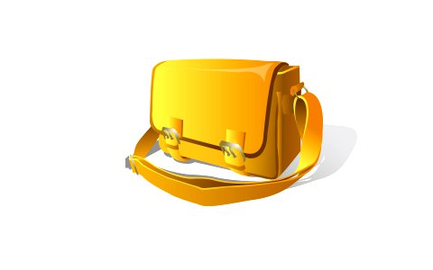 Fully editable vector illustration of bag
