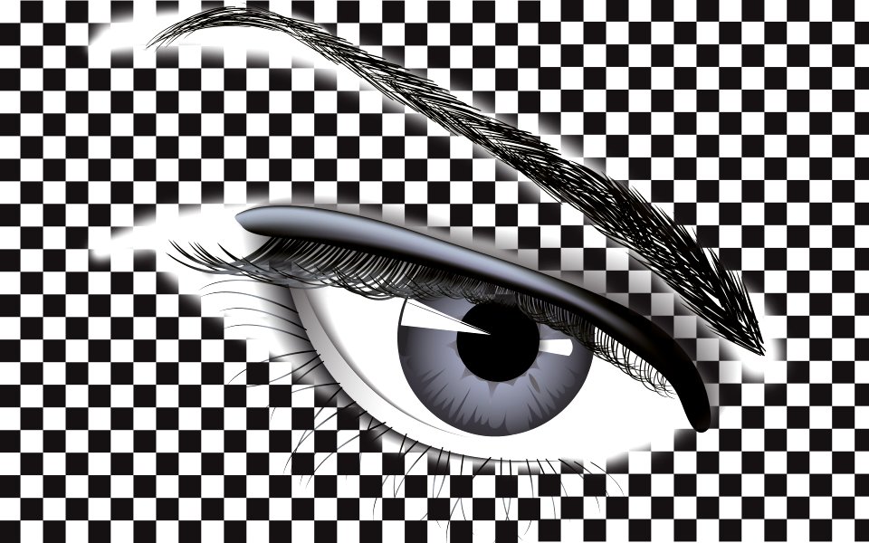 human eye concept vector illustration