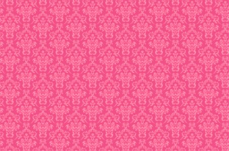 Damask Pattern Background Pink