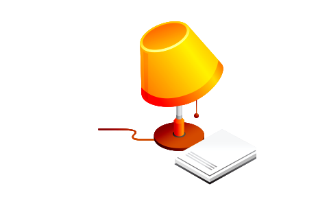 Table lamp icon