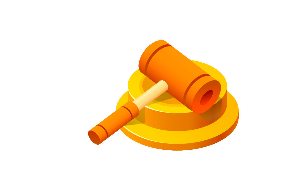Wooden gavel. LAW concept