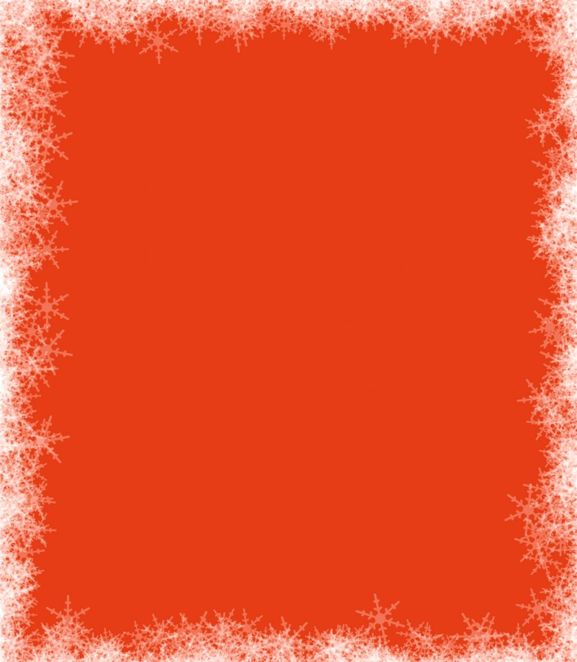 Christmas Snowflakes Border