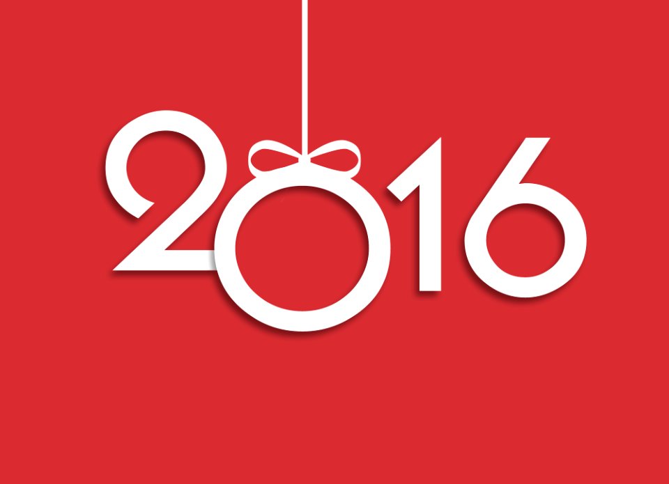 Happy new year 2015 and 2016 Text Design
