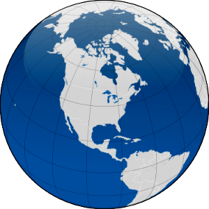 Illustration Of A Globe With Borders