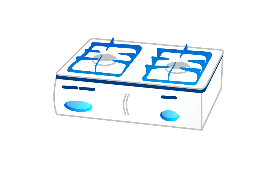 Icon gas range
