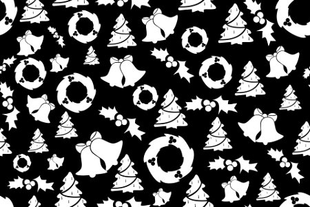 Black Christmas Background