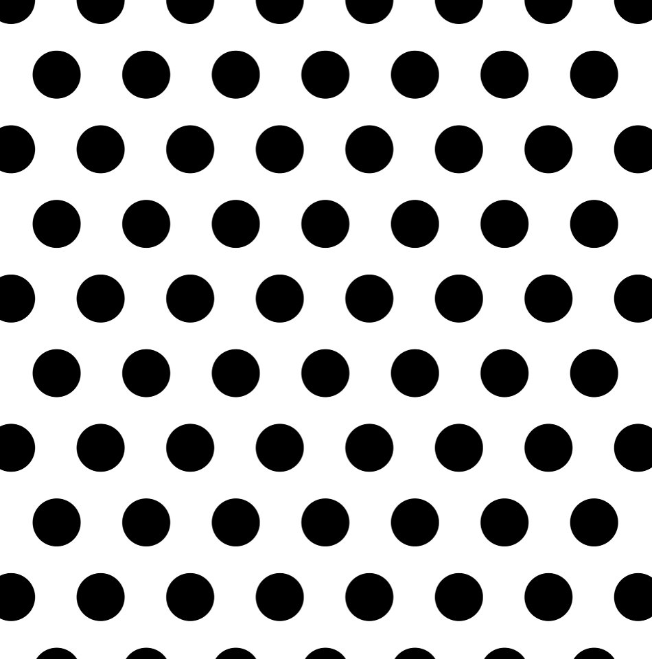 Polka Dots Black