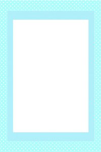 Blue Invitation Card Frame