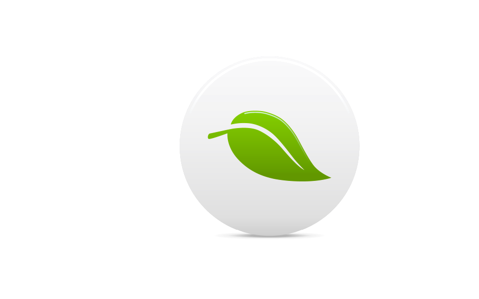 Eco dot vector symbol icon