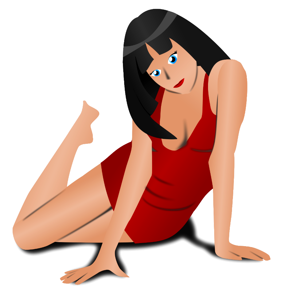 Illustration Of A Beautiful Woman