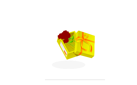 Flowers in box