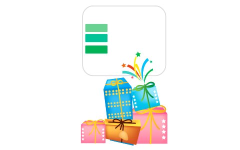 A vector illustration of gift boxes background