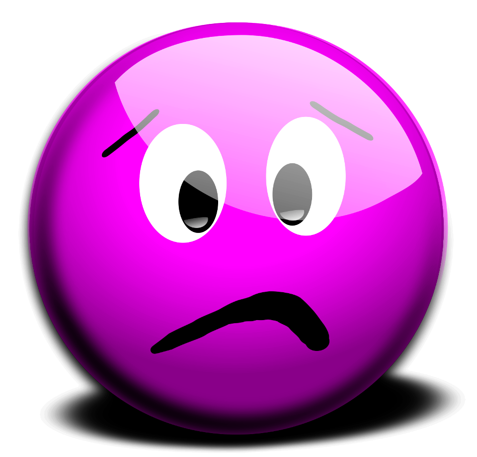 Illustration Of A Purple Smiley Face