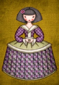 Purple, Violet, Art, Textile