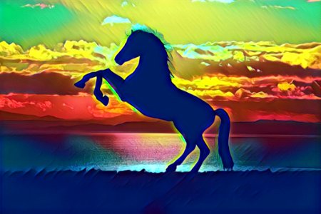 Horse Like Mammal, Sky, Art, Horse