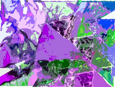 Purple Violet Pattern Design