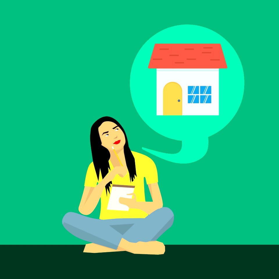 Buying a House Illustration