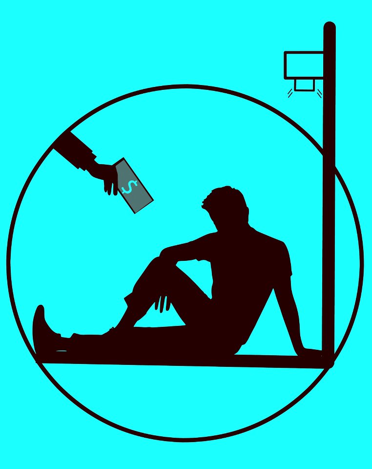 Homeless Silhouette
