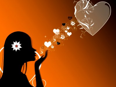 Send my Love - Orange Illustration