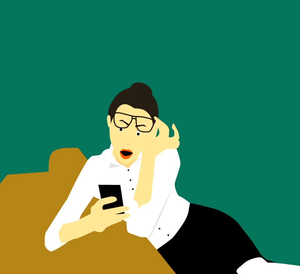 Businesswoman Using Cellphone