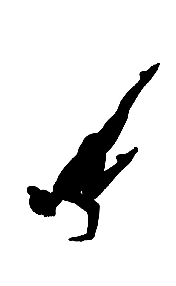 Woman Yoga Pose Silhouette