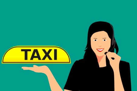 Taxi Call Service Illustration