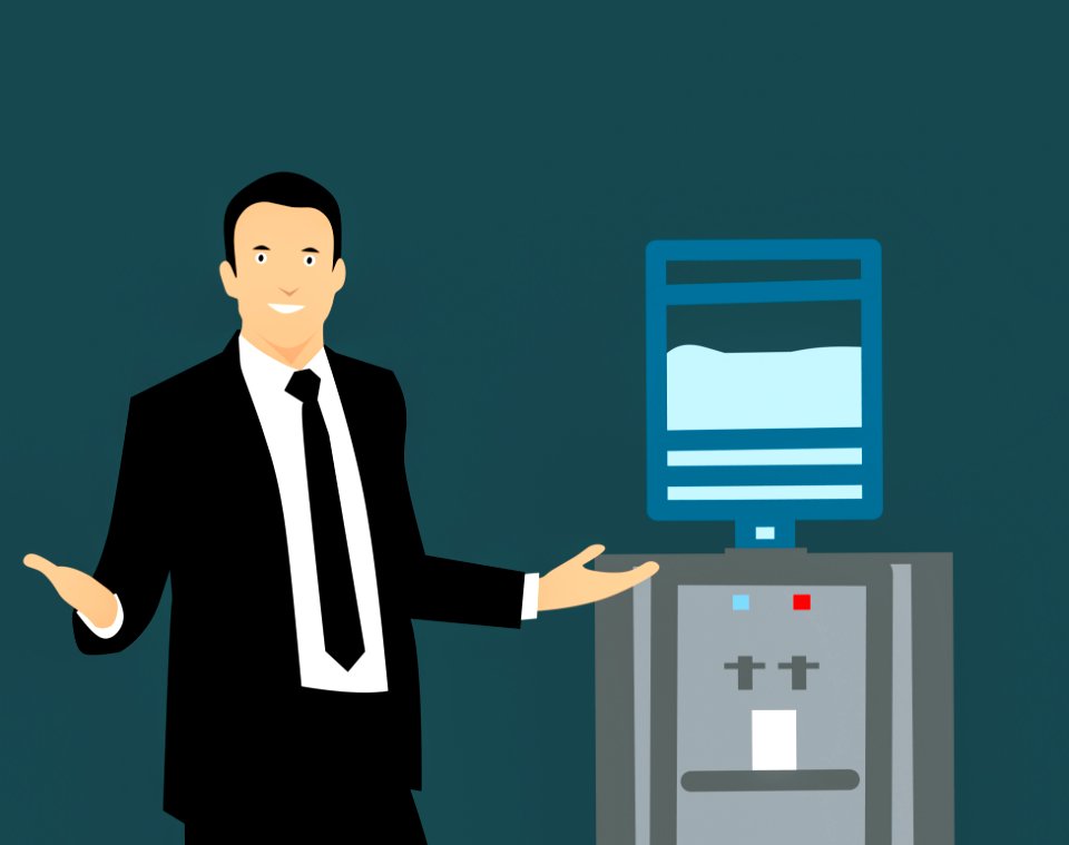 Water Cooler Illustration