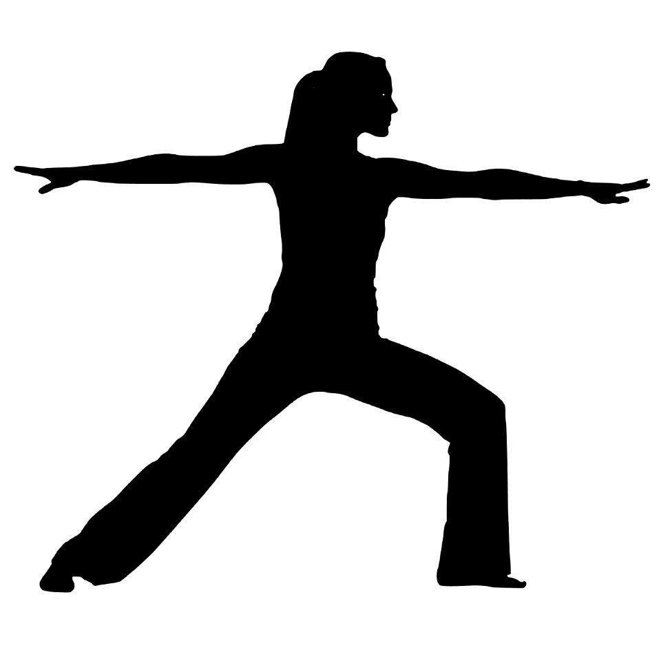 Woman Training Silhouette