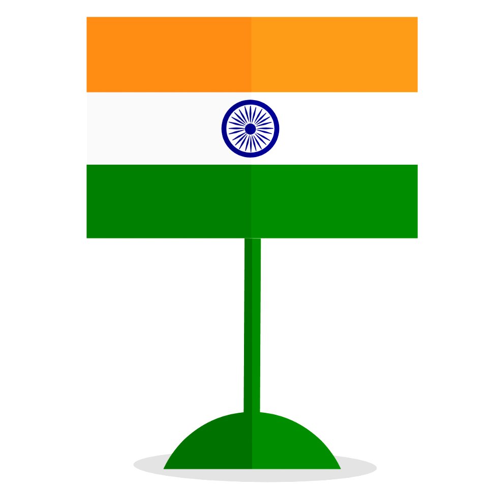 Indian Flag Illustration